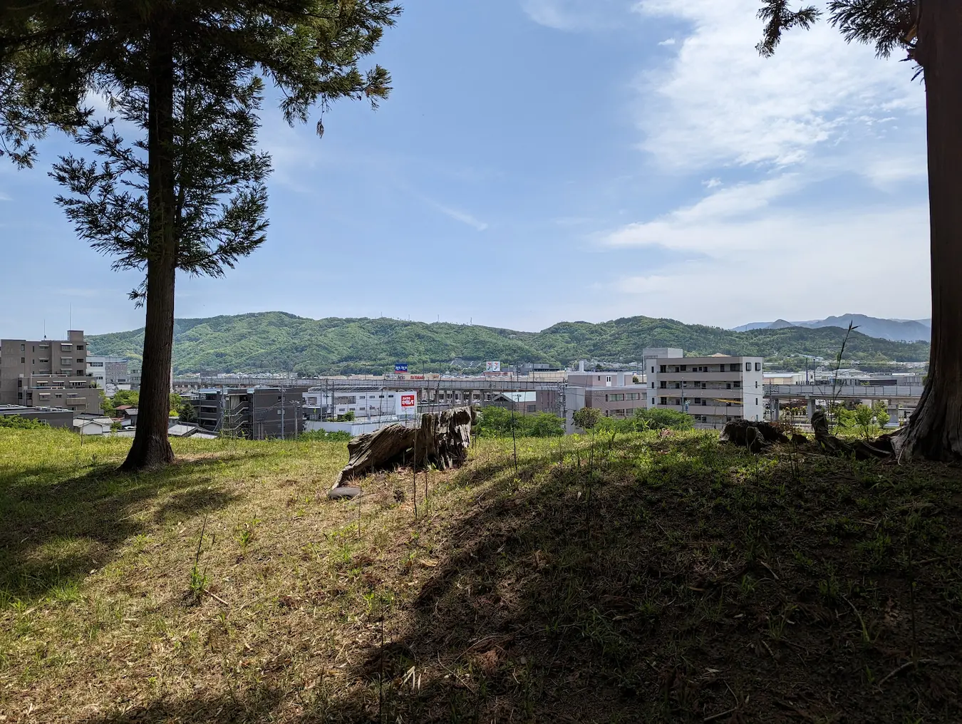 高台からの写真 (1倍)